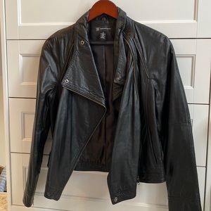 Women’s INC Leather Motorcycle Jacket Size Lg.